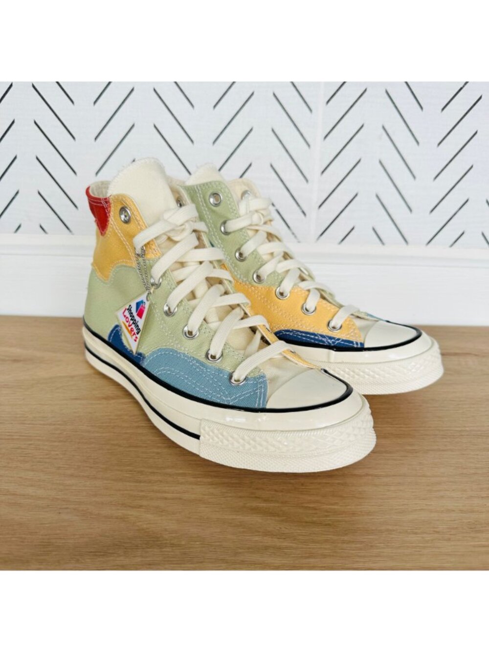 ⭐Converse Chuck 70 HI Crafted Patchwork Sz 11.5 Men Shoes Sneakers Green A03292C - Picture 4 of 9